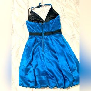 Bebe blue mini dress XXS